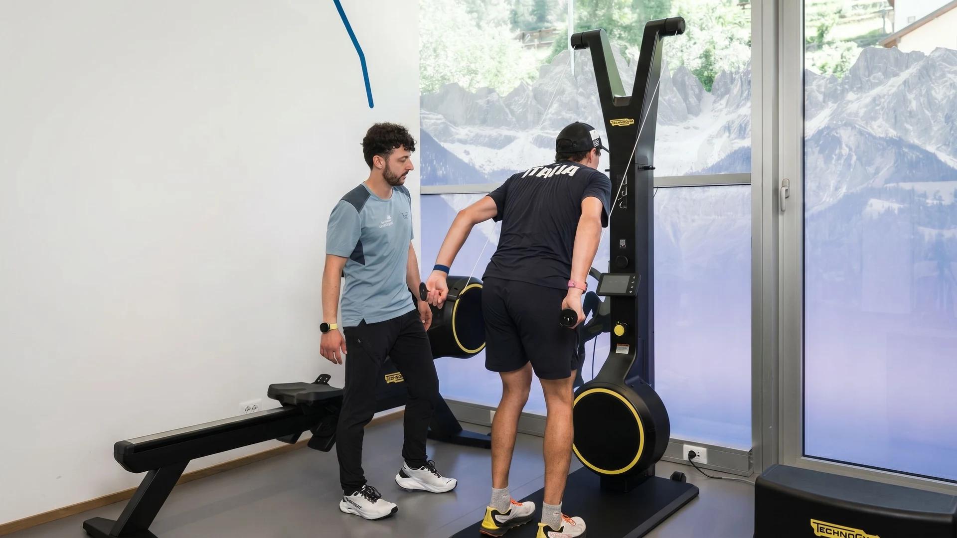 Treatment at the Dolomiti Athletic Center